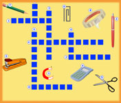 crossword stationery for kid's