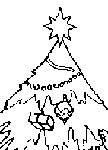 30 Coloring online Christmas tree