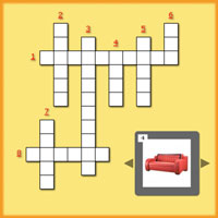 free crossword puzzle interior for children