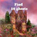 kids game Find 10 ghosts
