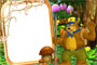 Adding frame to kids photos online bear