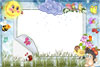 Photo frame online free summer meadow
