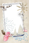Add photo frame online free Sea