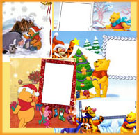 winnie the pooh free photography collages online