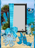 Photo edit online fun sea