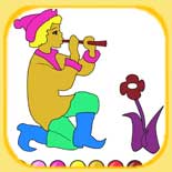 Coloring alive game