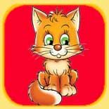 Puzzle online child cat